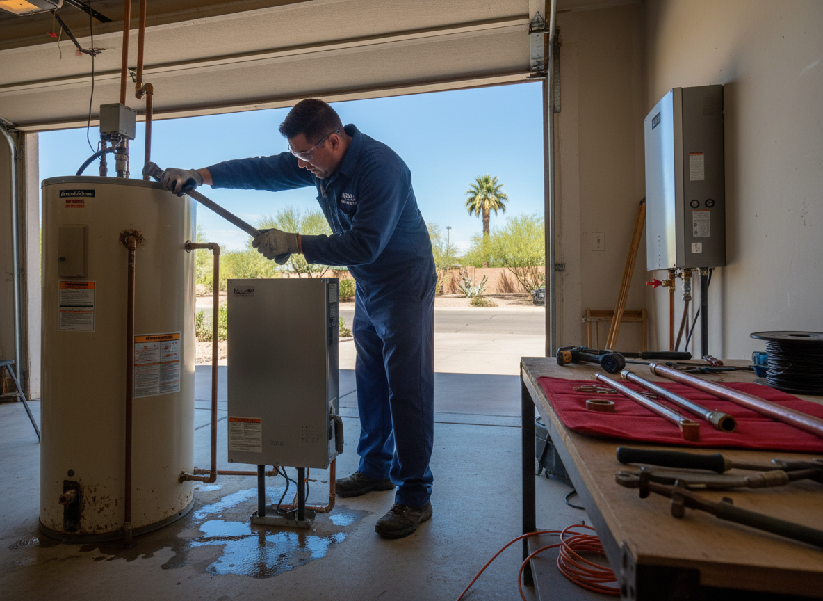 water heater repair in Red Mountain